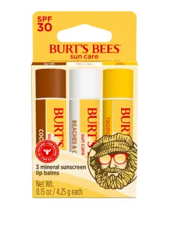 BURT'S BEES FPS 30 BALSAMO LABIAL X3