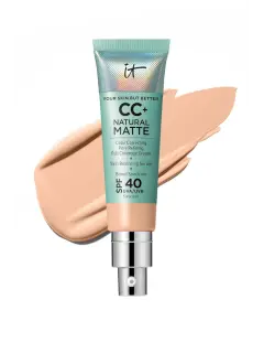 IT COSMETICS CC+ CREAM NATURAL MATTE FOUNDATION WITH SPF 40- 32ML