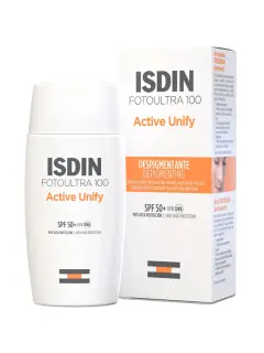 ISDIN ACTIVE UNIFY PROTECTOR SOLAR SIN COLOR SPF 50+ 50ML