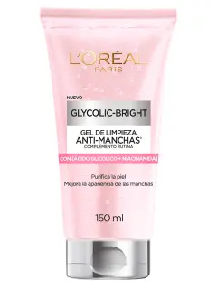 LOREAL GLYCOLIC GEL DE LIMPIEZA -BRIGHT ANTI-MANCHAS 150ML