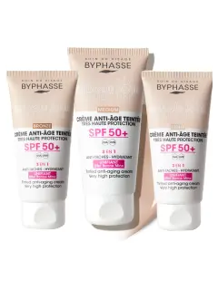 BYPHASSE ANTI-AGING TINTED FACIAL CREAM SPF 50+ 50ML