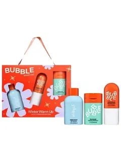 BUBBLE WINTER WARM-UP 3-STEP HYDRATING ROUTINE