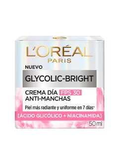 LOREAL GLYCOLIC CREMA FACIAL DIA FPS 30 50ML