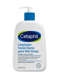CETAPHIL LIMPIADOR FACIAL PIEL GRASA DÍA 473ML
