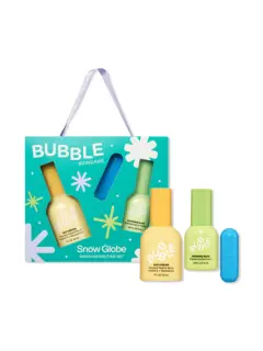 BUBBLE SKINCARE SNOW GLOBE MORNING ROUTINE SET