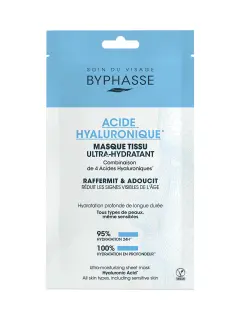 BYPHASSE MASQUE TISSU ULTRA-HYDRATANT ACIDE HYALURONIQUE 18ML