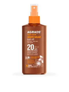 AGRADO ACEITE PARA ACELERAR Y POTENCIAR EL BRONCEADO SPF20 100ML