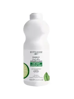 BYPHASSE FAMILY FRESH DÉLICE SHAMPOO - TÉ VERDE Y LIMA: CABELLO GRASO 750ML