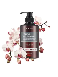 KUNDAL HONEY & MACADAMIA SHAMPOO CHERRY BLOSSOM 500ML