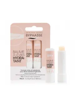 BYPHASSE BÁLSAMO LABIAL HIDRATANTE X2