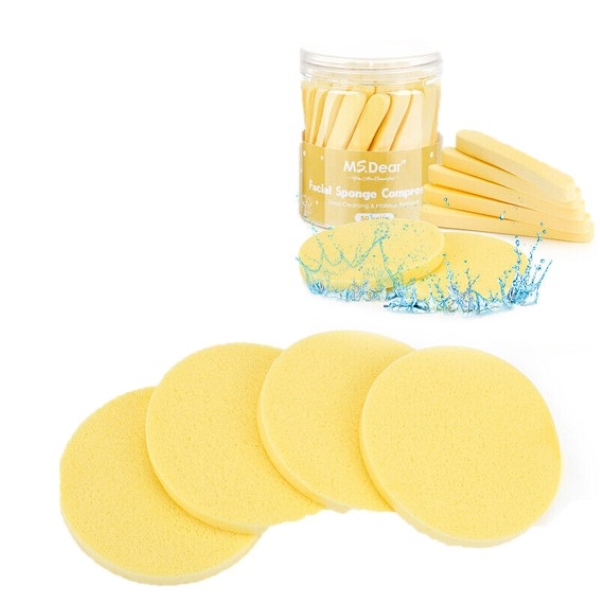 COMPRESSED FACIAL SPONGE 12 UNIDA