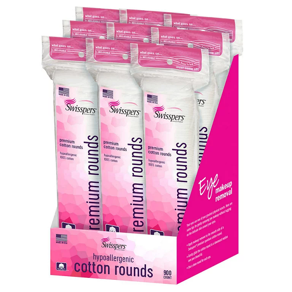 SWISSPERS PREMIUN COTTON ROUNDS 100UND