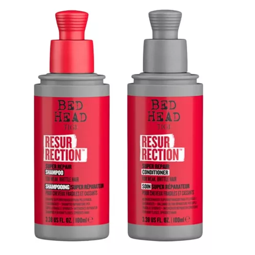 TIGI KIT VIAJERO SHAMPOO Y ACONDICIONADOR RESURECTION 100ML