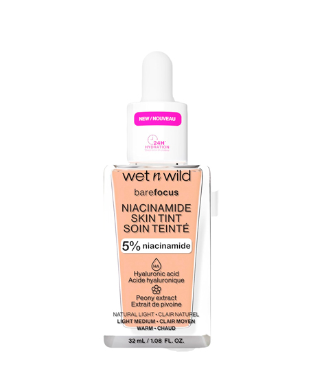WET N WILD BARE FOCUS NIACINAMIDE SKIN TINT SOIN TEINTE 32 ML