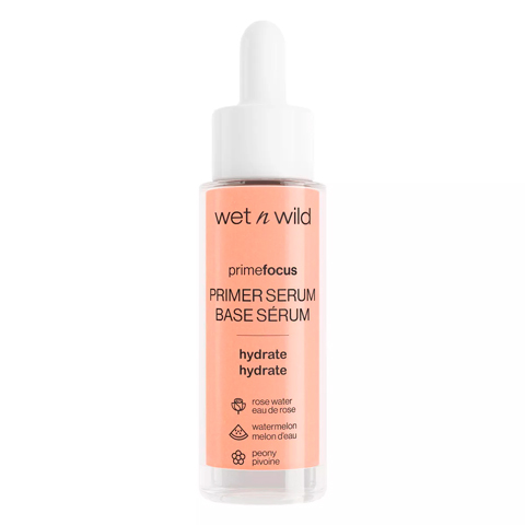 WET N WILD PRIME FOCUS PRIMER SERUM PARA LA CARA, HIDRATANTE PARA PIEL SECA, SUERO DE BASE DE MAQUILLAJE 30 ML