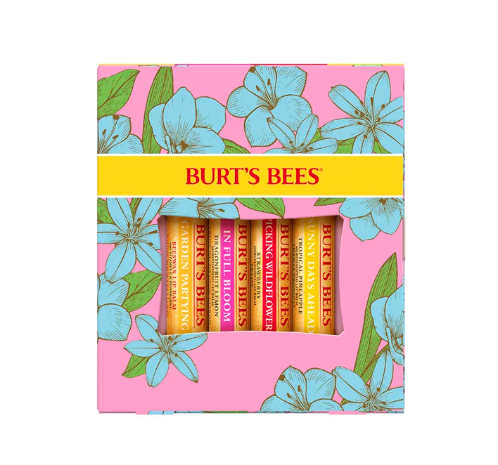 BURT'S BEES JUEGO DE BÁLSAMO LABIAL IN FULL BLOOM LABIAL DE ORIGEN NATURAL- SE VENDE POR UNIDAD