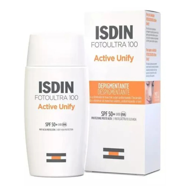 ISDIN ACTIVE UNIFY PROTECTOR SOLAR SIN COLOR SPF 50+ 50ML