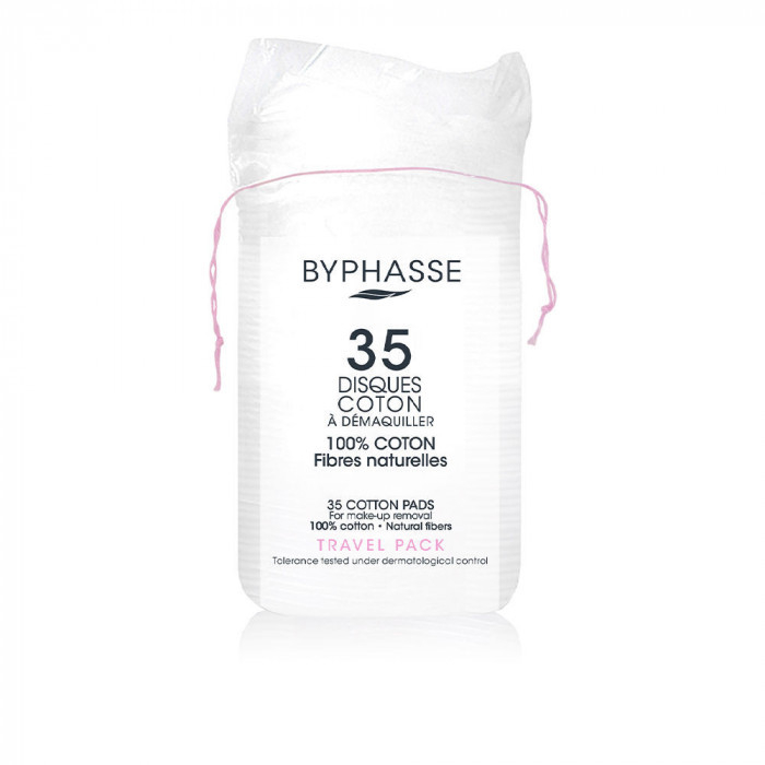 BYPHASSE DISCOS ALGODÓN DESMAQUILLANTE 35 UNIDADES