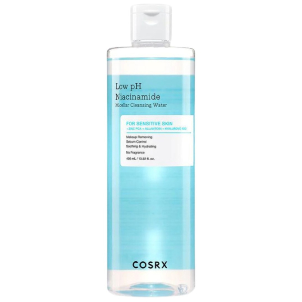COSRX AGUA LIMPIADORA CON NIACINAMIDA DE BAJO PH 400ML