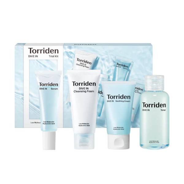 TORRIDEN KIT DE PRUEBA DE CUIDADO DE LA PIEL DIVE IN