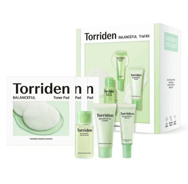 TORRIDEN KIT DE PRUEBA PARA EL CUIDADO DE LA PIEL BALANCEFUL
