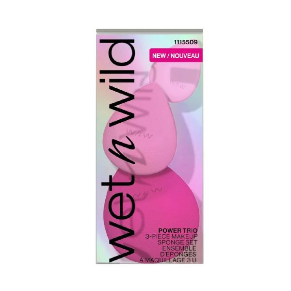 WET N WILD JUEGO DE ESPONJAS DE MAQUILLAJE POWER TRIO
