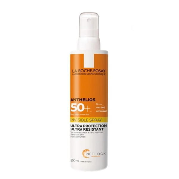 LA ROCHE POSAY ANTHELIOS PROTECTOR SOLAR INVISIBLE SPRAY ULTRA LIGERO SPF50+ 200ML