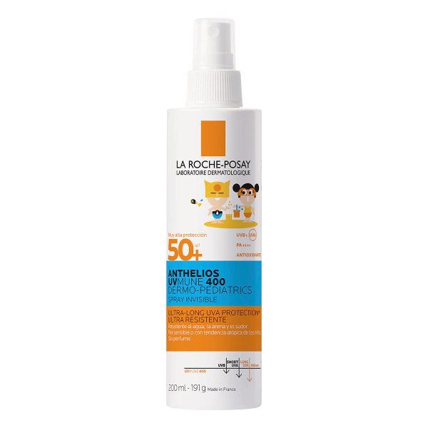 LA ROCHE POSAY ANTHELIOS DERMO-PEDIATRICS PROTECTOR SOLAR SPRAY INVISIBLE 200ML