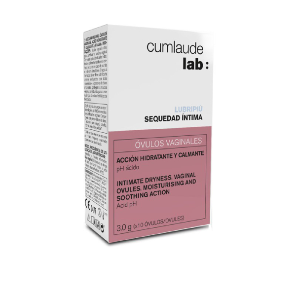 CUMLAUDE LAB LUBRIPIÚ 10 ÓVULOS VAGINALES