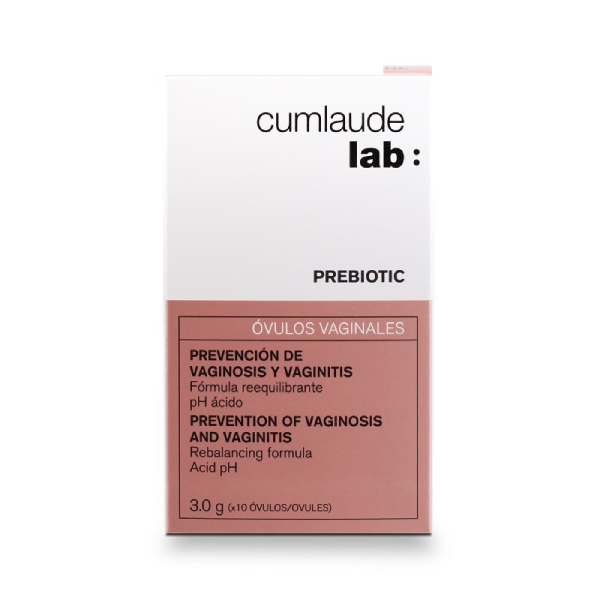 CUMLAUDE LAB PREBIOTIC 10 ÓVULOS VAGINALES