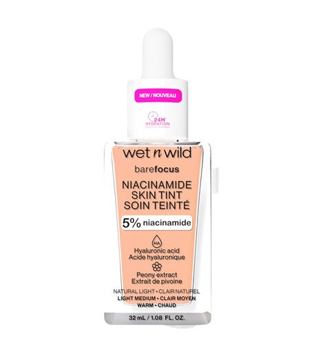 WET N WILD BARE FOCUS NIACINAMIDE SKIN TINT SOIN TEINTE 32 ML