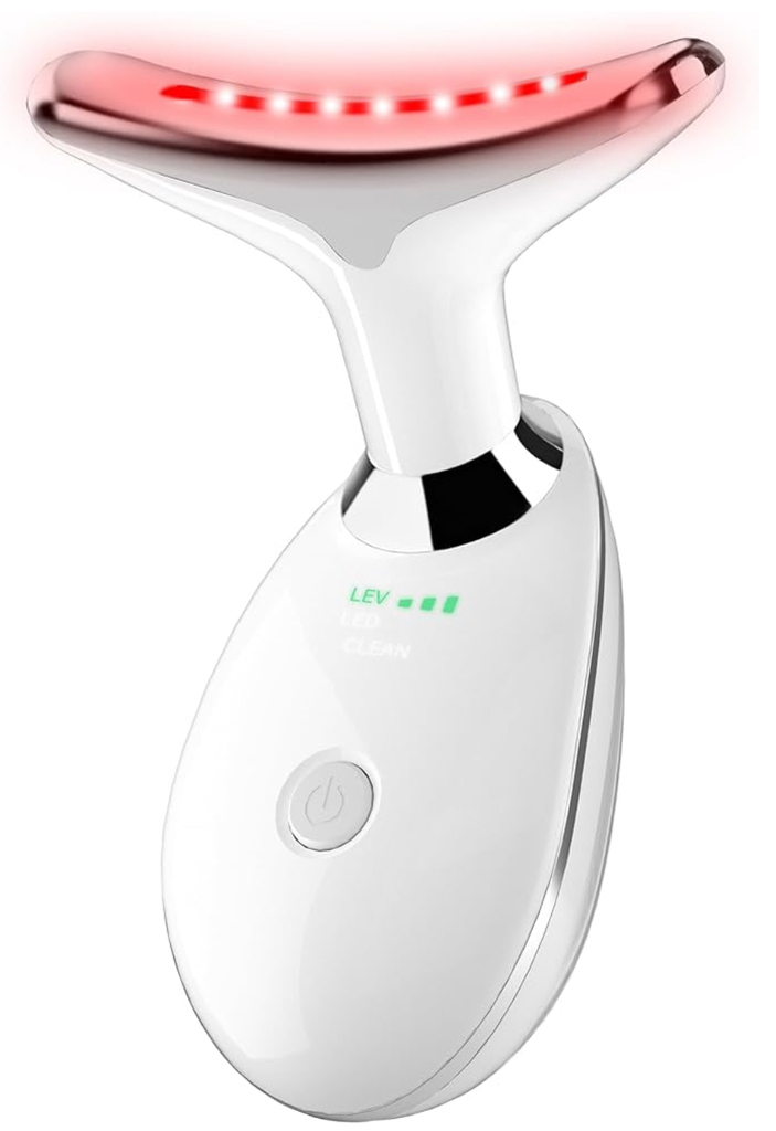 VARITA DE TERAPIA DE LUZ LED FACIAL DE 7 COLORES Y MASAJEADOR PARA EL CUIDADO DE LA PIEL
