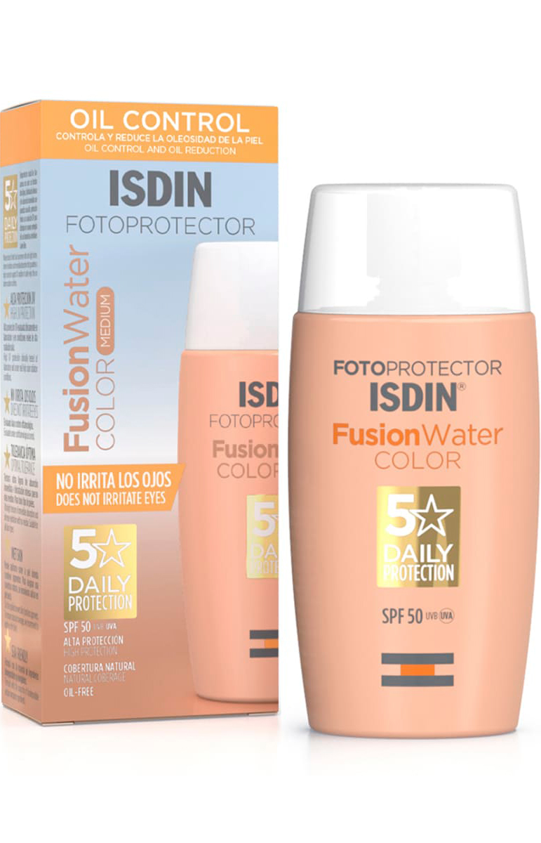 ISDIN FOTOPROTECTOR FUSION WATER FPS50+ COLOR MEDIO 50ML