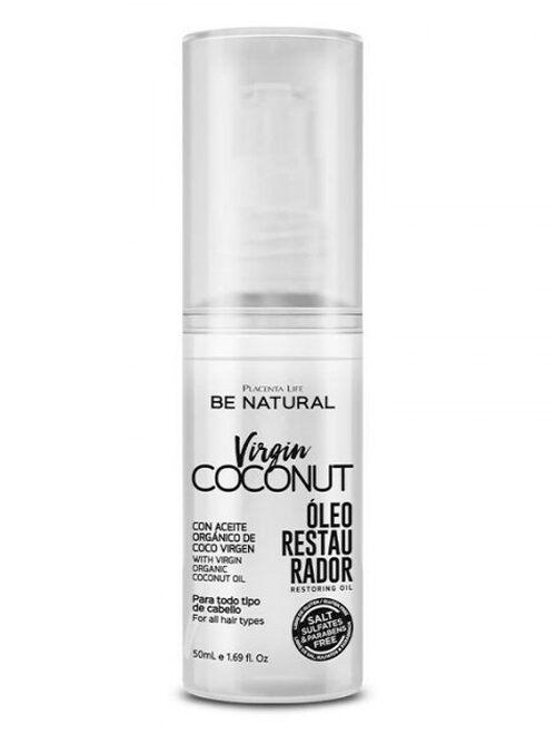 BE NATURAL VIRGIN COCONUT ACEITE REPARADOR 50ML
