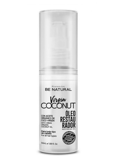 BE NATURAL VIRGIN COCONUT ACEITE REPARADOR 50ML