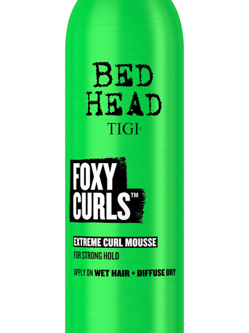 TIGI BED HEAD FOXY CURLS MOUSSE PARA CABELLO RIZADO DE FIJACIÓN FUERTE 250ML