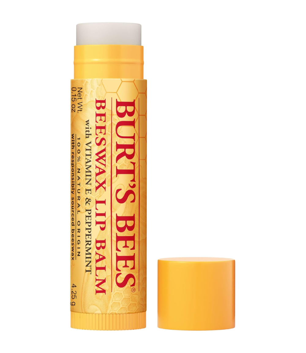 BURT'S BEES BEESWAX LIP BALM WITH VITAMIN E & PEPPERMINT 4.25G