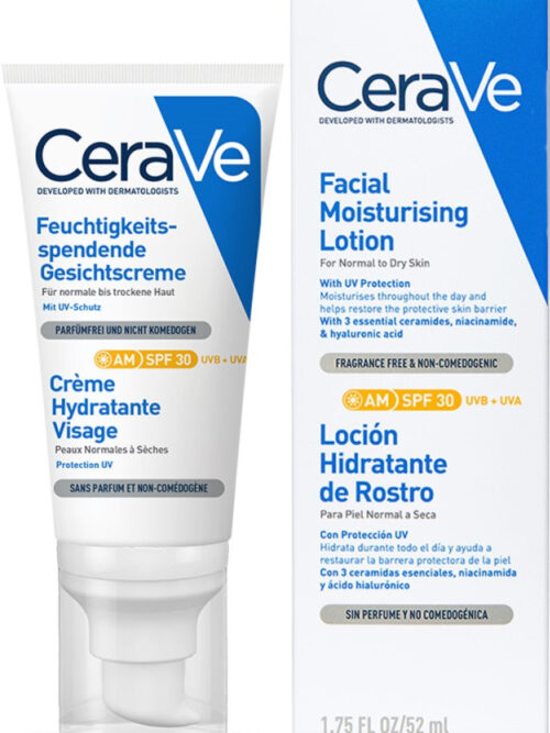 CERAVE LOCIÓN HIDRATANTE DE ROSTRO SPF30 X 52ML