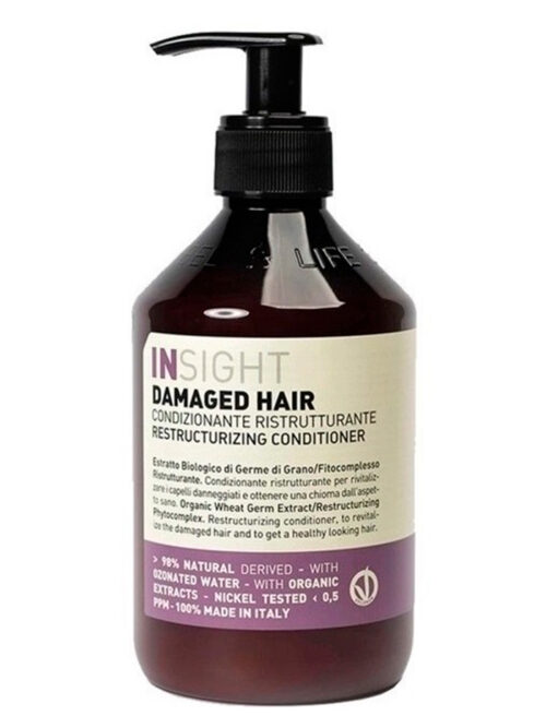 INSIGHT CLEAN BEAUTY ACONDICIONADOR DE REESTRUCTURACIÓN DEL CABELLO DAÑADO 400ML