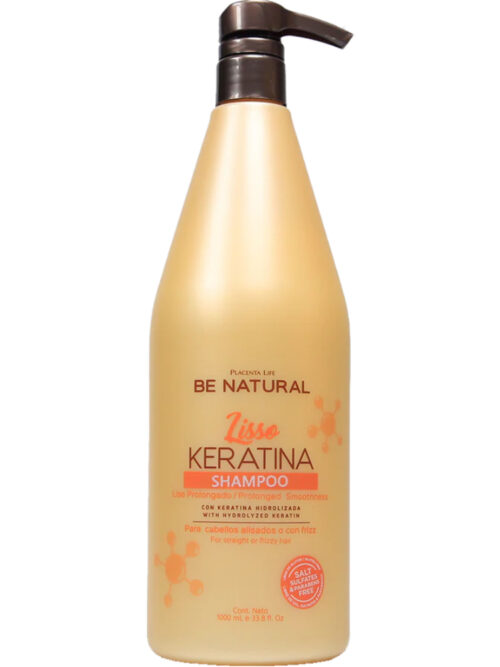 BE NATURAL LISSO KERATINA SHAMPOO 1LT