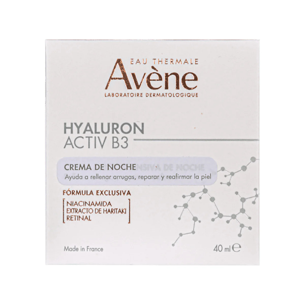 AVENE HYALURON ACTIVE B3 CREMA DE NOCHE MULTI-INTENSIVA 40ML - Imagen 2