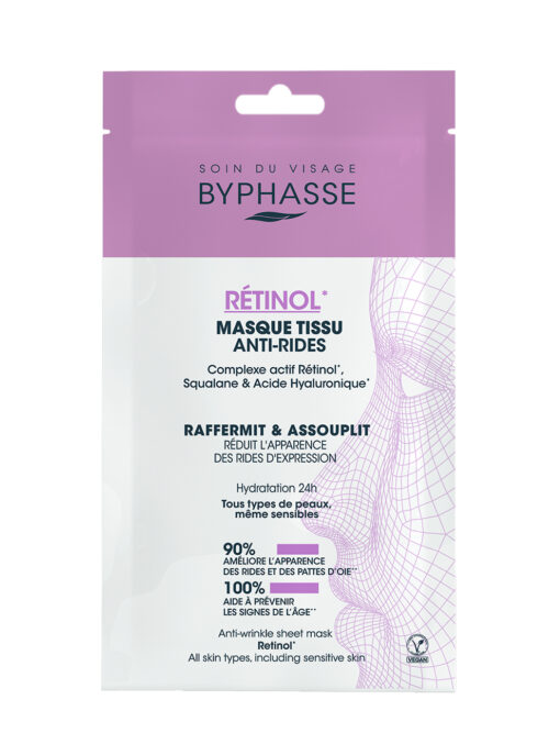 BYPHASSE MASCARILLA TISSU ANTIARRUGAS RETINOL SKIN BOOSTER 18ML