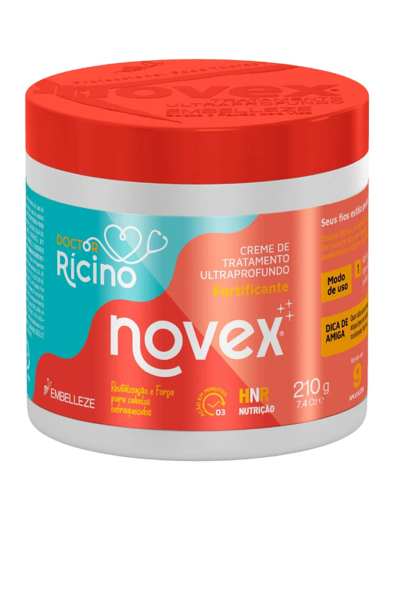 NOVEX CREMA DE TRATAMIENTO DE RICINO MINI DOCTOR 210G