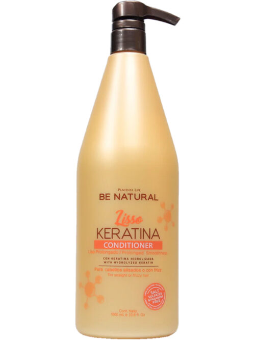 BE NATURAL LISO KERATINA ACONDICIONADOR 1LT