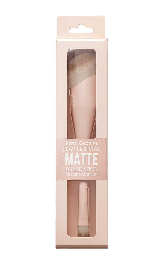 BEAUTY CREATIONS BROCHA DE BASE DE DOBLE PUNTA FLAWLESS STAY MATTE - Imagen 2