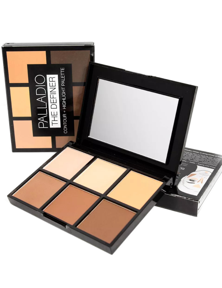 PALLADIO DEFINER PALETA DE CONTORNOS Y RESALTADORES 18G