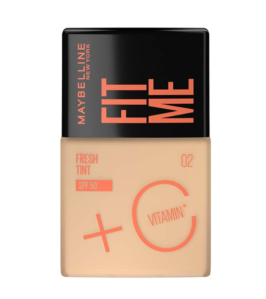 MAYBELLINE FIT ME FRESH TINT 02 BASE LIQUIDA DE MAQUILLAJE 30ML