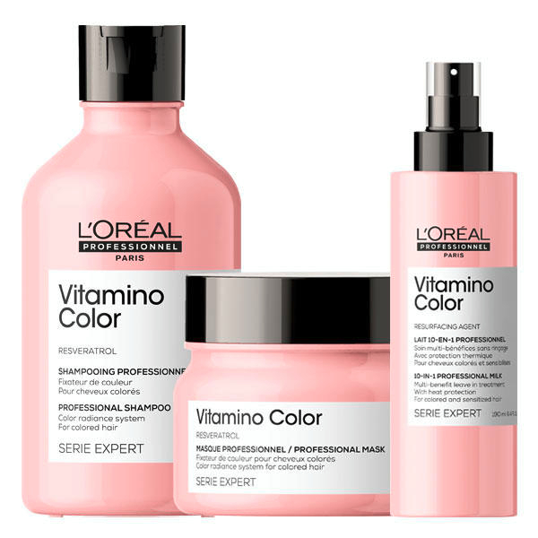 L'ORÉAL PROFESSIONNEL SET DE TRÍO PARA EL CUIDADO DEL COLOR VITAMINO SERIE EXPERT