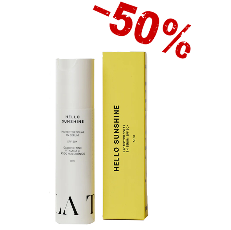 LA TOTH HELLO SUNSHINE - PROTECTOR SOLAR EN SÉRUM SPF 50+ / F-595 50ML