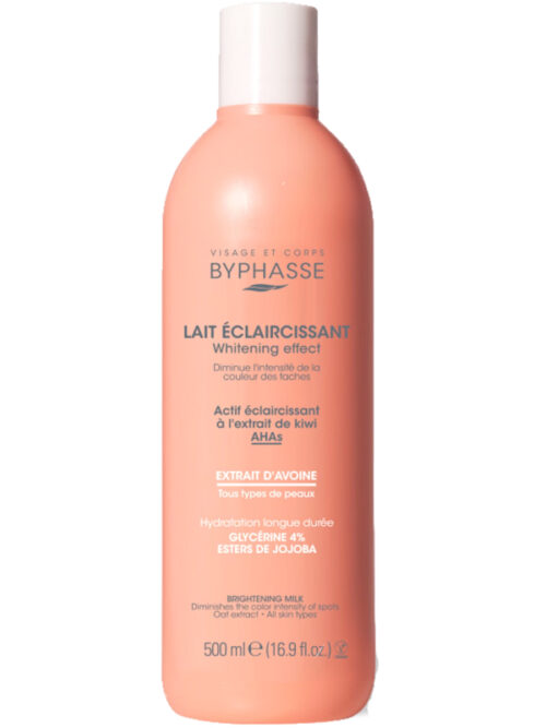 BYPHASSE LECHE ACLARANTE EFECTO BLANQUEADOR CON EXTRACTO DE AVENA 500ML